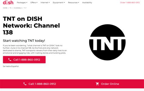 2023 TNT Dish Channel List