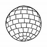 Disco Ball Coloring Pages Sketch Page sketch template
