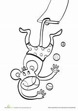 Trapeze Coloring Pages sketch template