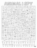 I Spy Animals  4 FREE Printables Printabulls sketch template