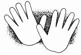 Printable Hands  Clipartsco sketch template