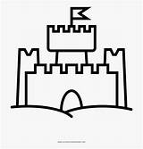 Sandcastle Coloring Pages sketch template