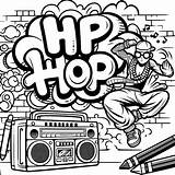 Hip Hop coloring Pages  ColoringLib sketch template