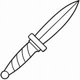 Knife coloring Page Outline book Line Art Drawing  sketch template
