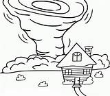 Big Tornado Coloring Page  Free Printable Pages For Kids sketch template
