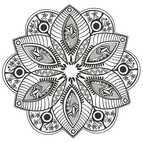 Mándalas para colorear, dibujos mandalas para imprimir