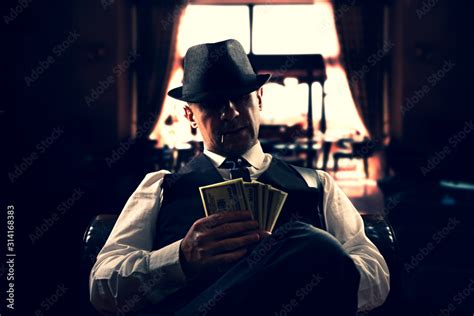 vintage Italian mafia gangster in 1930's in New York Stock Photo | Adobe Stock