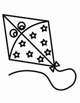 Kite Coloring Pages Free Printable PDF sketch template