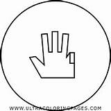 Hands Coloring Page  Ultra Pages sketch template