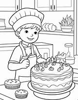 Fun In The Oven Coloring Pages For Baking Enthusiasts sketch template