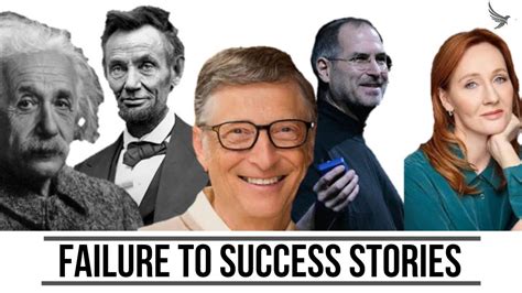 FAILURE TO SUCCESS STORIES |That Will Inspire Us. - YouTube