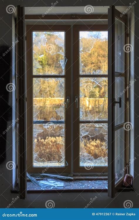 Broken Window stock image. Image of window, destroyed - 47912367