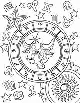 Ausmalbilder Sternzeichen  Malvorlagen Zum Ausdrucken sketch template