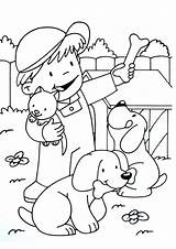 Coloring Pages  Farmer In Animal farm Page sketch template