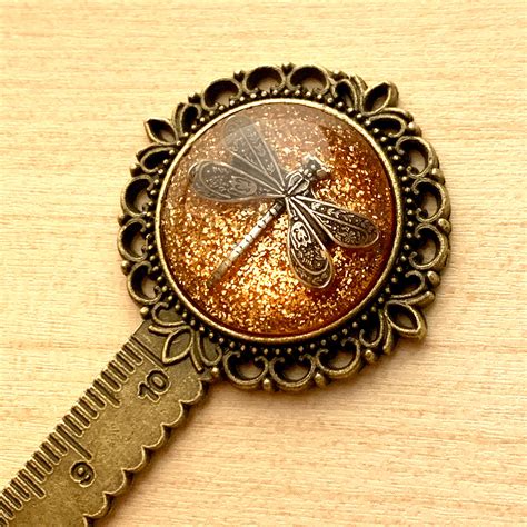 Dragonfly in Amber~Outlander Bookmark~Dragonfly Pendant~Resin Pendants ...