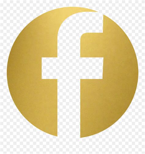 Logo Gold Facebook, Inc - Gold Facebook Logo Png Clipart (#5604490) - PinClipart