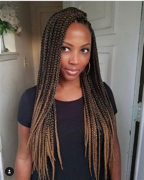 #CrochetBoxBraids | Box braids hairstyles for black women, Hair styles, Box braids hairstyles