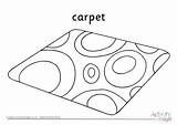 Rug Coloring Page Clip Art Sketch sketch template