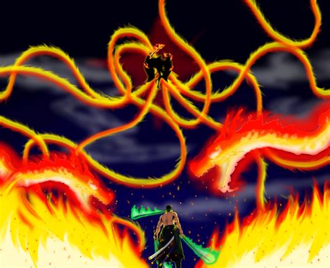 zoro vs king maxo1100 - Illustrations ART street