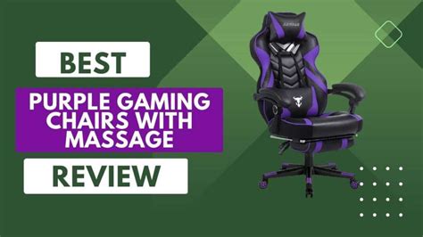 Best Purple Gaming Chairs With Massage Review