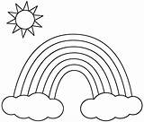 Free Printable Rainbow Coloring Pages For Kids sketch template