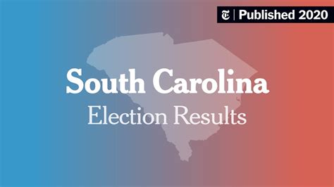 South Carolina Primary Election Results: First Congressional District ...