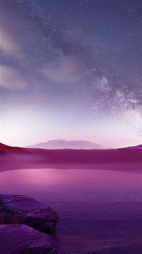 Purple Lake iPhone 8 Wallpapers Free Download