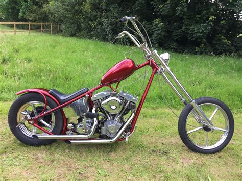 Harley Davidson old school Shovelhead chopper | Shovelhead chopper ...