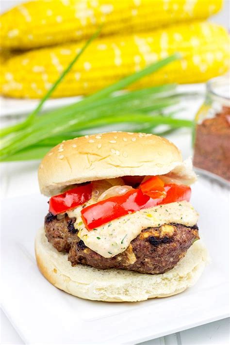 Spicy Cajun Burgers - Topped with Cajun remoulade sauce! | Spicedblog | Recipe | Burger spice ...