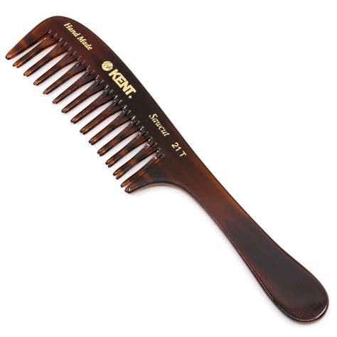 Kent 21T Hand Made Curved Double-Row Detangling Comb, 7.5 Inch, 1 Ounce - Walmart.com - Walmart.com