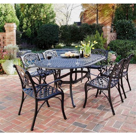 Home Styles Biscayne Black 7-Piece Patio Dining Set-5554-338 - The Home ...