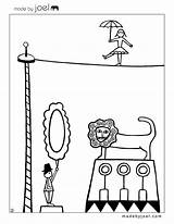 Gabulle In Wonderland De Jolis Coloriages Sur Le Thème Du cirque à  sketch template