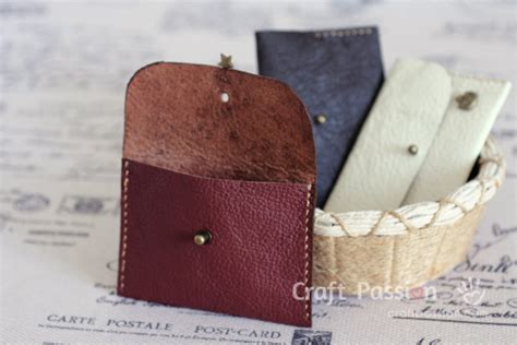 Leather Coin Purse - Free Tutorial | Craft Passion