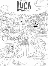 Luca Coloring Pages For Kids And  Vrogueco sketch template