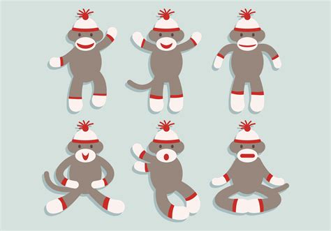 Sock Monkey Vector - Download Free Vector Art, Stock Graphics & Images