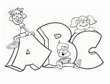 ABC With Children coloring Page  Download Print Or Color Online For Free sketch template