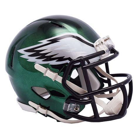 Riddell Philadelphia Eagles Chrome Alternate Speed Mini Football Helmet