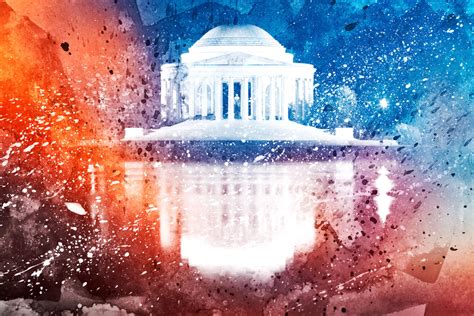 Jefferson Memorial - Vibrant Acrylic Fantasy by somadjinn on DeviantArt