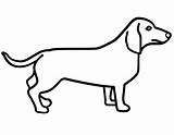 Coloring Page With Dachshund Dog Colouring Book For Kids sketch template