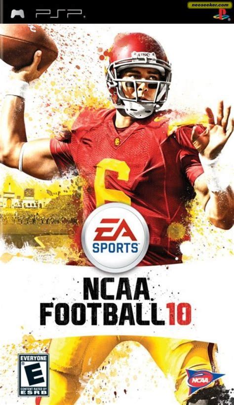 NCAA Football 10 PSP Front cover