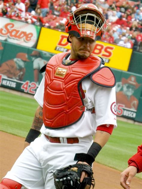 Yadier Molina. St. Louis Cardinals All-Star catcher. April 28, 2013 ...