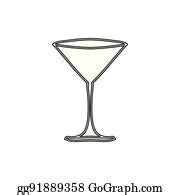 900+ Silhouette Martini Glass Drink Icon Clip Art | Royalty Free - GoGraph