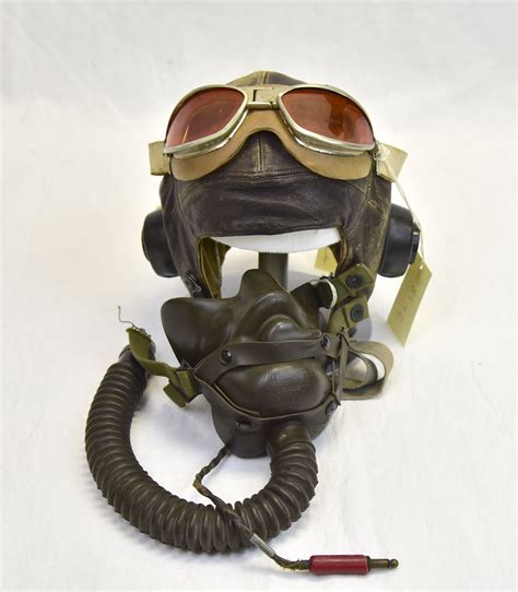 Goggles, oxygen mask, and helmet worn by B-17 pilot Capt William Rector > National Museum of the ...