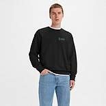 Relaxed Graphic Crewneck Sweatshirt - Black | Levi's® US