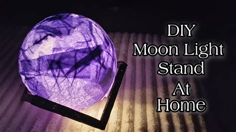 How to make DIY Easy Moon Light Stand At Home | Home Decor ideas | Best ...