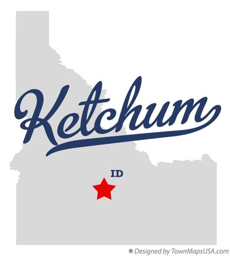 Map of Ketchum, ID, Idaho