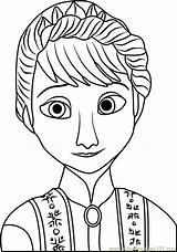 Queen Of Arendelle Coloring Page For Kids  Free Frozen Printable sketch template
