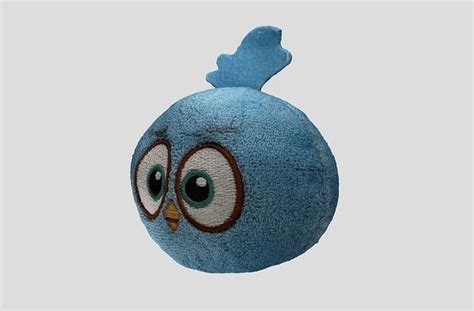 Blue Angry Birds Plush Toy 3D model | CGTrader