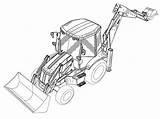 Front End Loader Coloring Pages sketch template