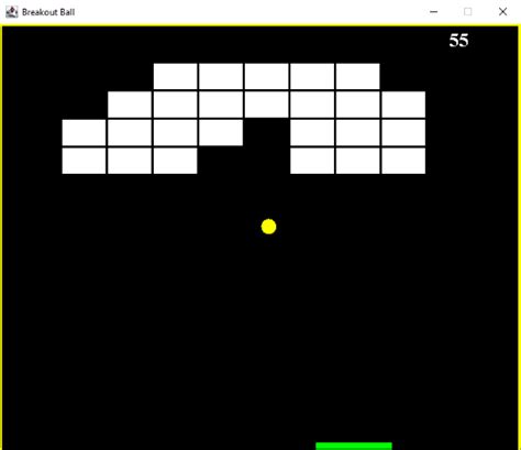 Breakout ball game using Java. A step by step process to build this ...